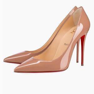 Christian Louboutin Kate 100MM Patent Leather Heels